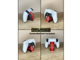 Single Controller desk top stand, fits Xbox, fits Playstation, fits Switch Pro, Premium Gamer Pro Design with twin colour.
