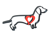 Dachshund Ornament for dachshund dog lover or breeder | dachshund lover figure gift art | Unique Sausage dog, daxies, weiner dog Present