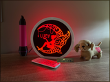 Fairy Desk Lamp RGB | Fairy Princess Decor night light | Personalised Fairy Rainbow table lamp | Fairy LED night lamp | Cute nursery lamp