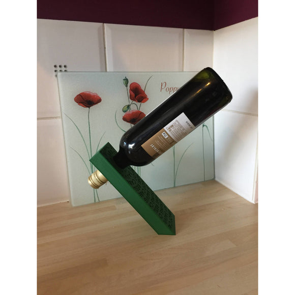 Gravity Wine Holder / Wine Bottle Balancer - balancing holder - WineRack - floating wine holder - wine bottle display - wine bottle stand