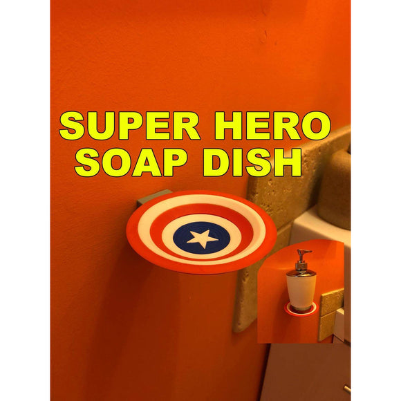 CAPTAIN SUPERHERO Bathroom Soap Display dish