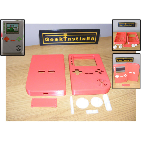 PiGRRL 2 Case ,  Retropie console kit , Raspberry Pi RetroPie GameBoy Project Case Kit + flexible Buttons , DIY Gameboy Case, retropie arcade