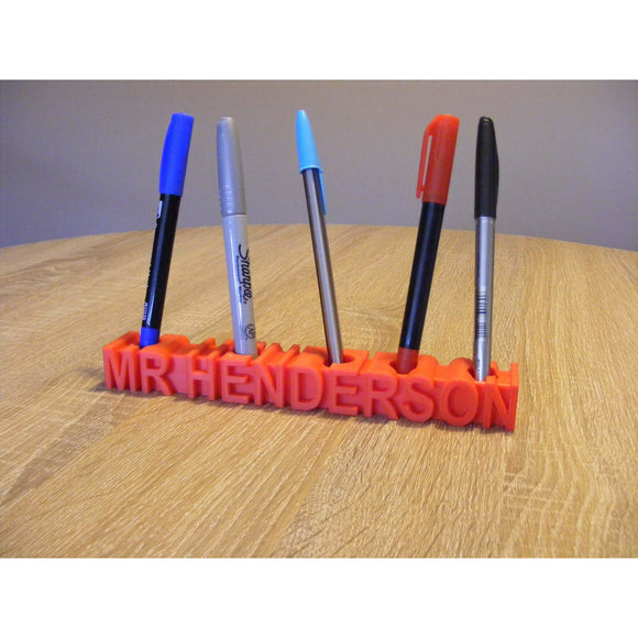 Personalised Pen Holder - Teachers Pencil Pot - Desk Pen Pot - Personalised Teacher Pen Pot - Teachers Gifts - Custom Pen Holder
