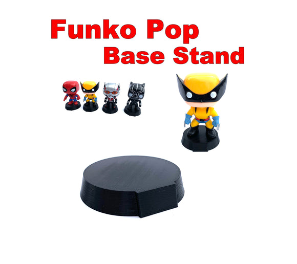 Custom Funko Pop Figure base stand - Funko Pop Display base Stand - Funko Pop Shelves - Funko Display Stand - Custom Pop Vinyl base stand