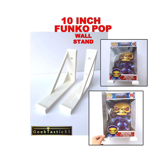 10 inch Funko Pop Display Wall Stand - Custom Funko Pop Figure -10 inch Funko Pop Shelves - 10 inch Funko Display Stand - Custom Pop Vinyl