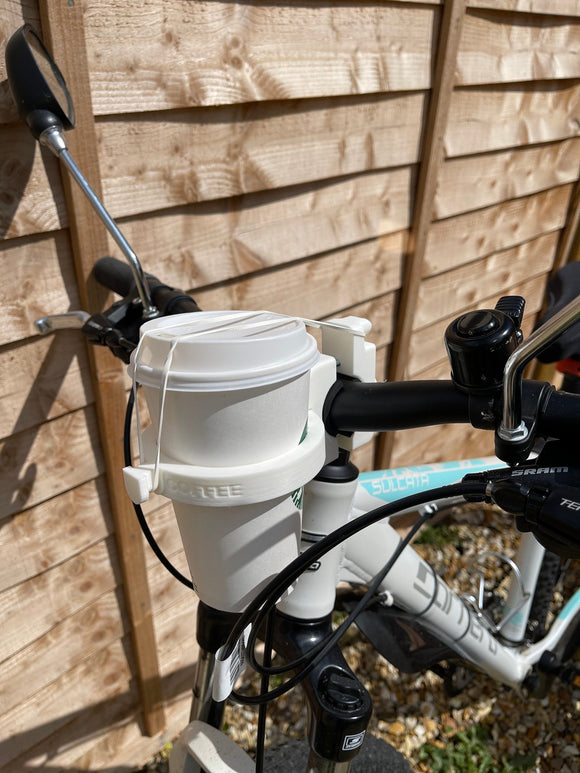 Bicycle coffee cup holder | bike coffee carrier | portable cup holder for your bike | personalized portable coffee holder | Coffee GIFT