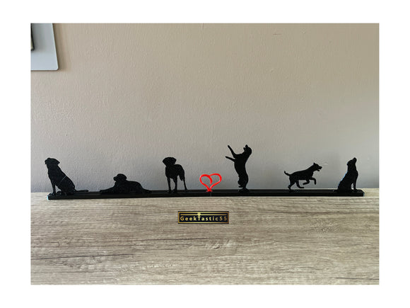 LABRADOR Silhouette Ornament gift for dog lover or dog breeder | Labrador lover gift art | chocolate labrador, black labrador lovers Present