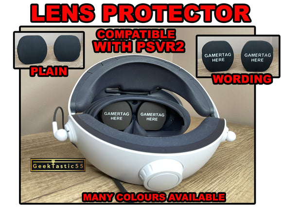 VR Lens Cover compatible with PSVR2. Protect YOUR Headset from the Sun's Harmful rays. A Must upgrade for any PSVR2 owner. LENS CAP FITS PSVR2