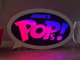 Funko Pop Themed Desk Lamp RGB | Personalised POP table lamp | Cool bedside Lamp | LED nightstand steampunk lamp | personalized lamp