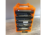 3.5 Inch HDD 5 Hard Drive Caddy Slide in / out - Chia Mining Enclosure Stand - Hard Drive Storage Case - Mount 5 x HDD - Cryptocurrency rig