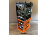 3.5 Inch HDD 5 Hard Drive Caddy Slide in / out - Chia Mining Enclosure Stand - Hard Drive Storage Case - Mount 5 x HDD - Cryptocurrency rig
